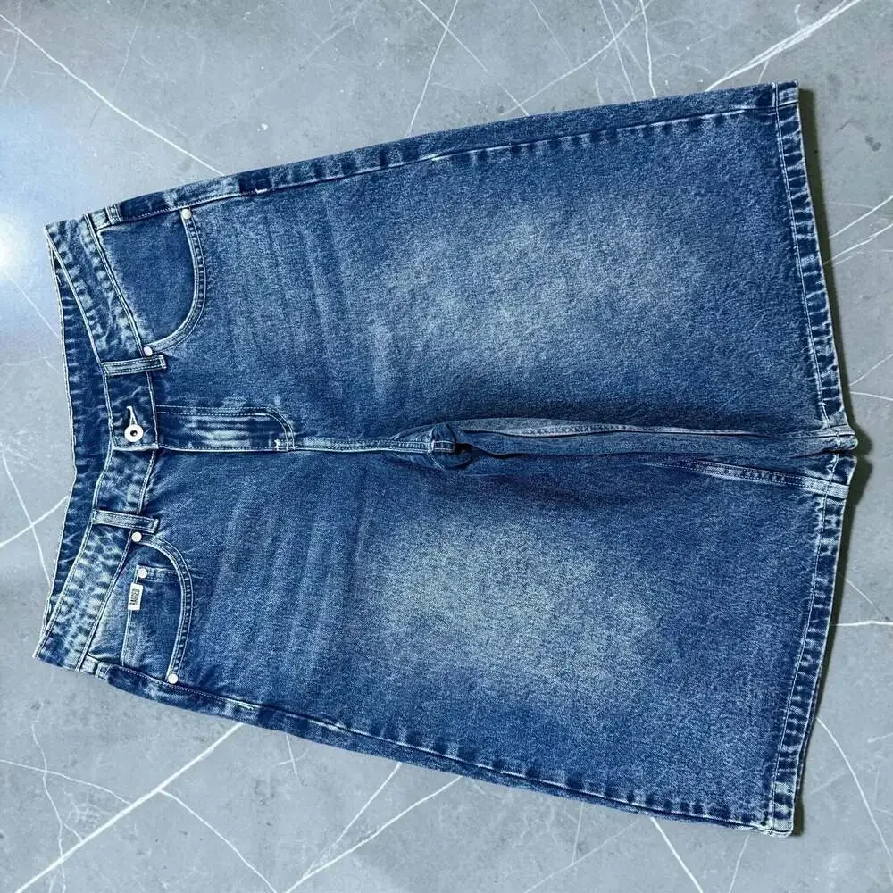 Ragged Jeans Denim Wide-Leg Jorts